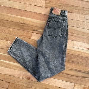 🖤 Vintage Levi’s  701 Black Acid Wash Jeans 🖤